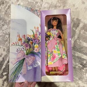 Avon Special Edition Spring Petals Barbie with Pink and Purple Accents